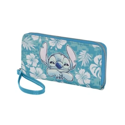 Afbeelding van Lilo &amp; Stitch Portemonnee Blauw Aloha Design Essential Wallet