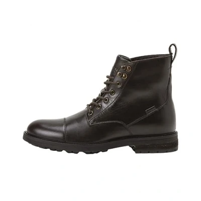 Afbeelding van Levi&#039;s Emerson 2.0 Veterboots, Heren, Maat: 45, Dark brown Leer