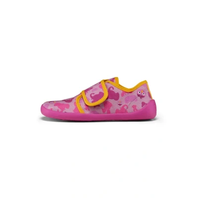 Afbeelding van Affenzahn Movy instapschoenen, katoen, antislip, flexibel, licht, voor kleuterschool en kleuterschool, maat 21 32, Bessen vogel, 31 EU