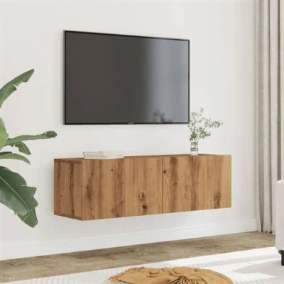 Image de vidaXL Meubles TV muraux 2 pcs chêne artisanal 100x30x30 cm857018