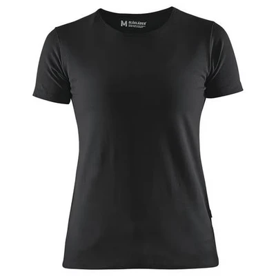 Image de T Shirt femme noir, coupe ajustée