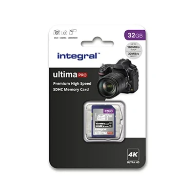 Image de Integral UltimaPro Carte mémoire flash 32 Go Video Class V30 / UHS I U3 Class10 SDHC