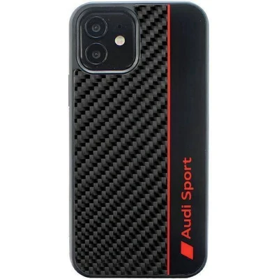 Afbeelding van Audi Sport Carbon Fiber Back Case Geschikt voor Apple iPhone 11/XR (6.1&quot;) Zwart