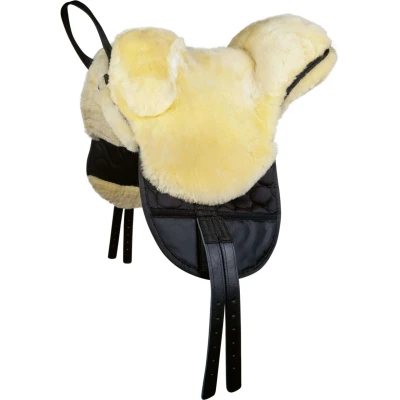 Afbeelding van HKM Bareback Zwart/Naturel Cob/Full