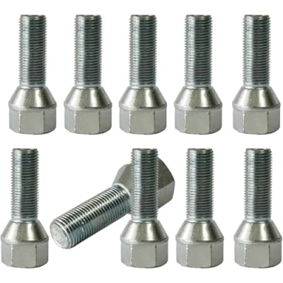 Afbeelding van TRACER 10 stuks conische wielbouten M16 x 1,5 40 mm HEX24 geschikt voor Peugeot, Fiat, Citroën