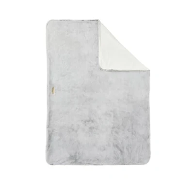 Afbeelding van Namaakbont 100 x 140cm deken, grijs