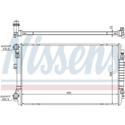 Afbeelding van Nissens Radiateur 65303
