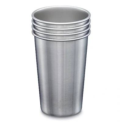 Afbeelding van Klean Kanteen Pint Cup 473 ml, 4 stuks, grijs servies