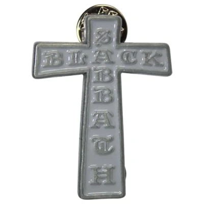 Afbeelding van Black Sabbath Cross Pin