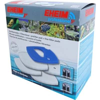 Afbeelding van Eheim Filtervlies 1x Blauw + 4x Wit Aquariumfilter Voor 2076/2078/2178