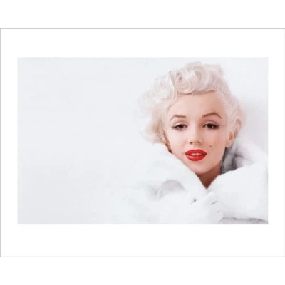 Afbeelding van Kunstdruk Marilyn Monroe White 50x40cm