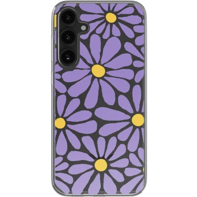 Afbeelding van imoshion hoesje Geschikt voor Samsung Galaxy S23 FE Design Tropical Violet Flowers Connect