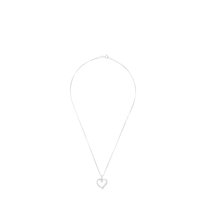 Afbeelding van amor Heart Ketting, Dames, Maat: 45, Silber