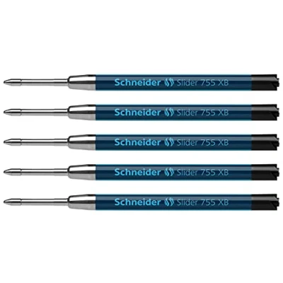 Afbeelding van Schneider 175501 Slider 755 Balpenvullingen (ViscoGlide technologie, onuitwisbaar, XBExtrab) zwart