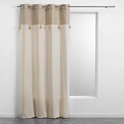 Afbeelding van Douceur d&#039;intérieur Ringgordijn Boho SULTANCURTAIN 140 x 240 cm
