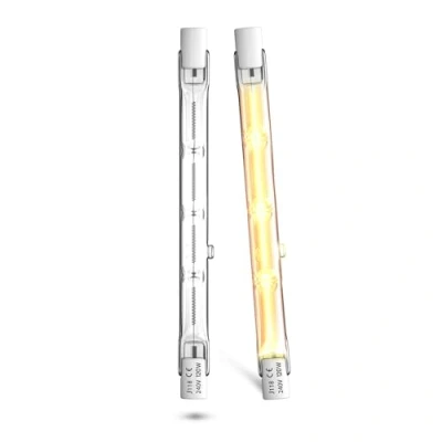 Afbeelding van Lamptobe 118 mm halogeen R7S lineaire lampen, 120 W, dimbaar, halogeenlampen, mm, J118 T3, type J, veiligheid, flood, warm wit, 2800 K, 2 stuks