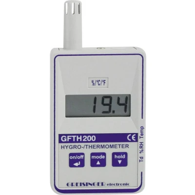 Afbeelding van Greisinger GFTH 200 Luchtvochtigheidsmeter (hygrometer) 0 % Hrel 100 Dauwpunt/schimmel waarschuwingsweergave