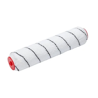 Afbeelding van ProDec Advance ARRE010 Professionele geweven verfroller van microvezel met gemiddelde pool voor glad schilderen emulsieverf op binnenmuren en plafonds, wit, 30,5 x 4,4 cm