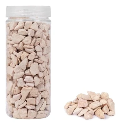 Afbeelding van HEKU 30336 02: Decoratieve kiezelstenen crème, 750 g, in hersluitbare doos
