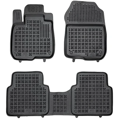 Afbeelding van M MOTOS Rubberen automatten voor Honda CR V sinds 2018 Verbeter uw reiscomfort met de antislip all weather vloermat, bescherming tegen vuil