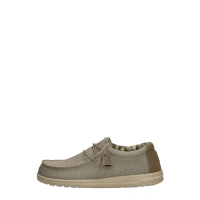 Afbeelding van Hey Dude Sportieve veterschoenen Beige olive, Heren, Maat: 41, olive Textiel