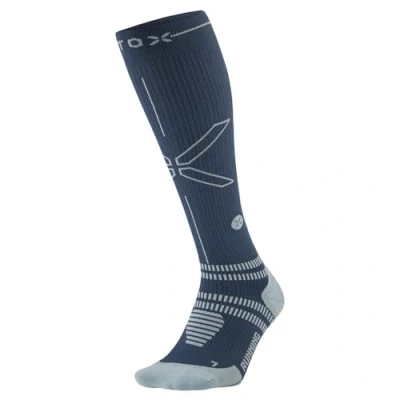 Afbeelding van STOX Energy Socks, chaussettes de course pour homme, classe compression 23 32 mmHg, semelle fine, bas compression, la course, soutien,