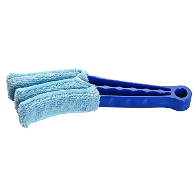 Afbeelding van FACKELMANN Jalousienreiniger van kunststof, blauw, 55 x 25 cm