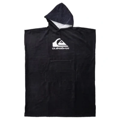 Afbeelding van Quiksilver Hoody Towel Strandaccessoire, Heren, Maat: One Size, Black