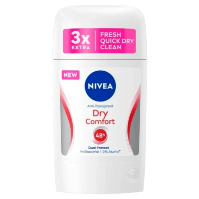 Afbeelding van Nivea Dry Comfort Deostick Multiverpakking 6x50ML