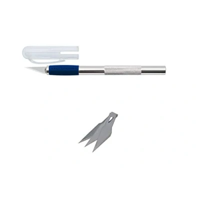Afbeelding van Wedo 078621 scalpel met 3 reservemesjes, zilver
