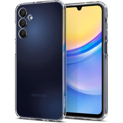 Afbeelding van Spigen Hoesje Geschikt voor Samsung Galaxy A15 (5G) / (4G) Siliconen Crystal Flex Backcover Transparant