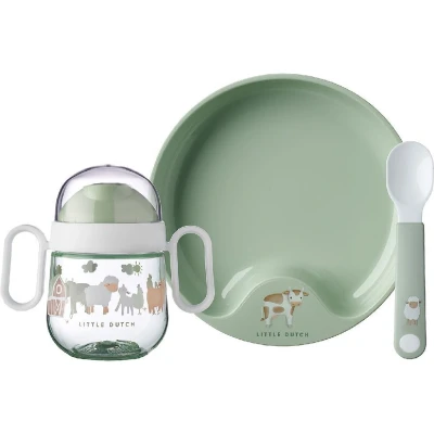 Afbeelding van Mepal Little Dutch Farm Babyservies 3dlg