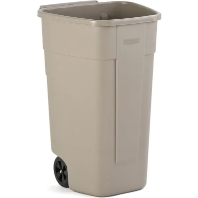 Afbeelding van Rubbermaid mobiele container onderstel beige