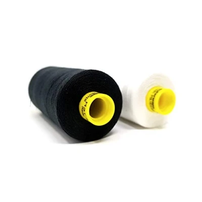 Afbeelding van Gütermann GmbH Mara 120 2 draads naaiset, 1000 m per spoel, allesnaaier van polyester, zwart en wit