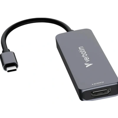 Afbeelding van Verbatim Hub USB C multipoort 4 poorts (USB C, 4 Havens), Docking station + hub, Grijs