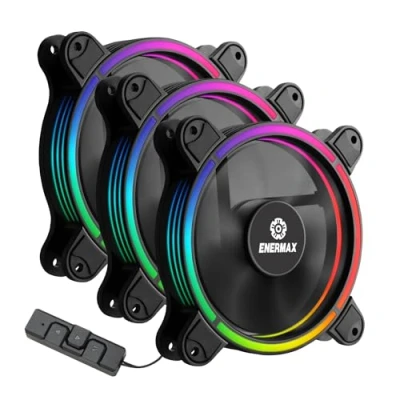 Image de ENERMAX Pack de 3 Ventilateurs boitier TB RGB AD (UCTBRGBA12P BP3)