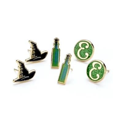 Afbeelding van The Carat Shop Wicked Elphaba Oorbellen Set
