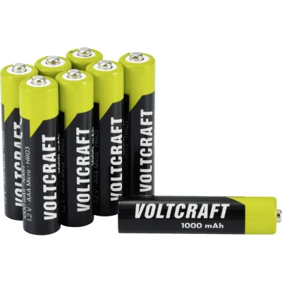 Afbeelding van VOLTCRAFT VC 16043045 Oplaadbare AAA batterij (potlood) NiMH 1000 mAh 1.2 V 8 stuk(s)