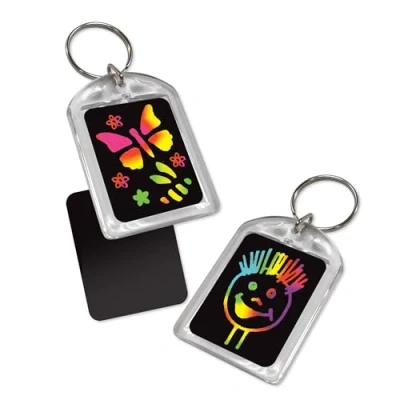 Afbeelding van Melissa &amp; Doug Scratch Art Party Pack Sleutelh