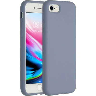 Afbeelding van Accezz Hoesje Geschikt voor iPhone SE (2022) / (2020) 8 7 Siliconen Liquid Silicone Backcover Lavendel