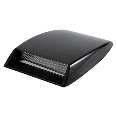 Afbeelding van Keenso Beschermkap, decoratieve ventilatiehoes, universele auto luchtstroomsticker ventilatieafdekking (zwart)
