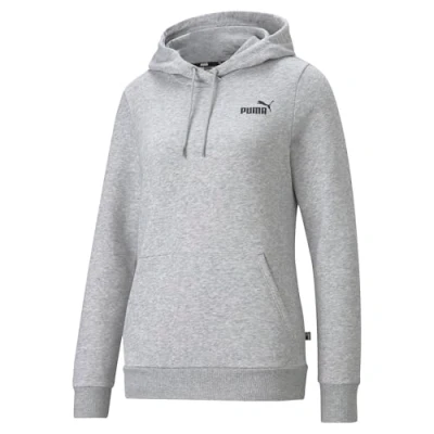 Afbeelding van Puma Dames Hoodie Small Logo 004 Light Gray Heather