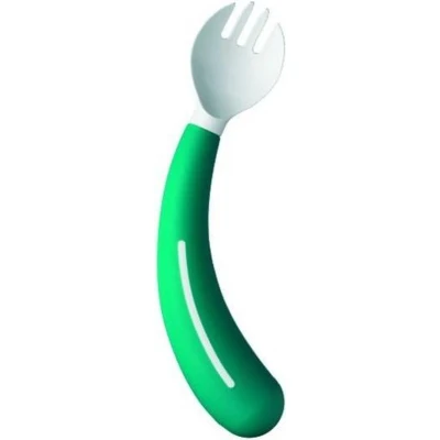 Afbeelding van Able2 Henro Grip® Bestek kind vork linkshandig groen
