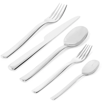 Afbeelding van Alessi Bestekset Ovale REB09S5 5 Delig door Ronan &amp; Erwan Bouroullec