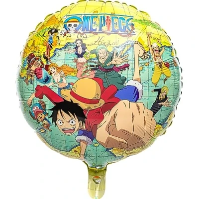 Afbeelding van CHAKS One Piece ronde Mylar ballon 43 cm