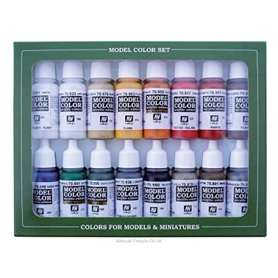 Afbeelding van Model Color Napoleonic Colors French &amp; British 1789 1815 16 kleuren 17ml 70149