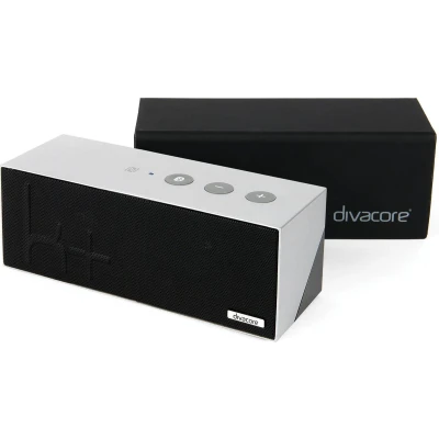 Afbeelding van Divacore Ktulu II+ NFC Bluetooth speaker Powerbank 35uur speeltijd Zilver