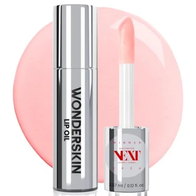 Afbeelding van Wonderskin Lip Rehab Serum Oil Sérum Huile Lèvres Teinté, Tache d&#039;huile Lèvres, Hydratant, Nourrissant et Non Collant, Teint Corail Rose pour Séchées (Lover)