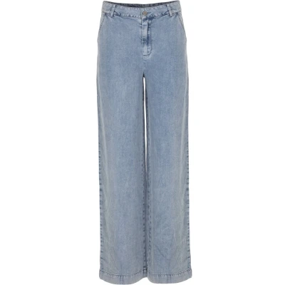 Afbeelding van Freebird Jeans Pepa New Dnm Tencel 25 1 192 Mid Blue Dames Maat XS