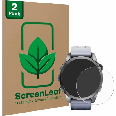 Afbeelding van ScreenLeaf Screenprotector voor Garmin Fenix 7S (42 mm) Duurzame schermbescherming Folie Beschermfolie transparant (2 Stuks)